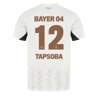 Fotballdrakt Herre Bayer Leverkusen Edmond Tapsoba #12 Bortedrakt 2024-25 Kortermet